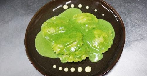 Creamy Spinach And Gorgonxola Ravioli - Menu Item
