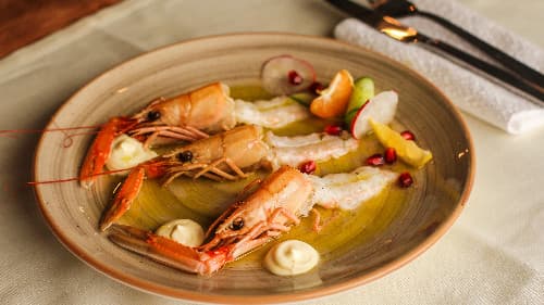Shrimp Crudo - Menu Item