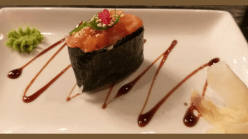 Gunkan Salmon - Menu Item