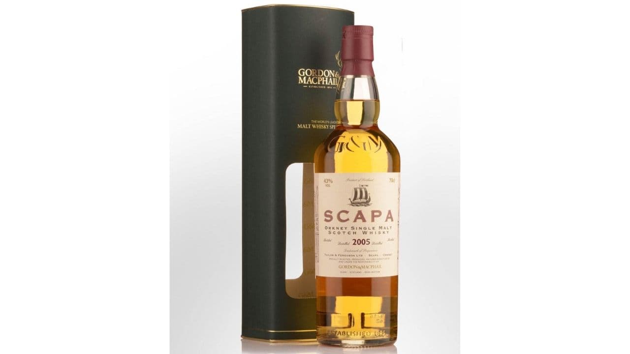 Gordon Macphail Scapa 2005 - Menu Item