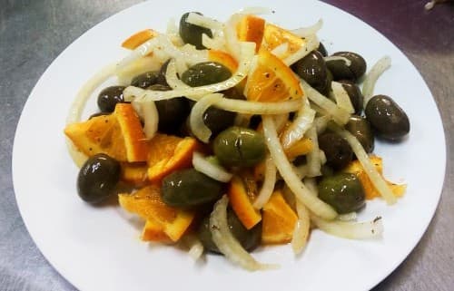 Salad With Village Olives - Menu Item