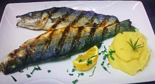 Grilled Sea Bass - Menu Item