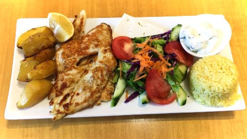 Chicken Fillet With Garnish - Menu Item