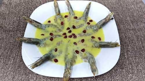 Tiger Prawn Crudo - Menu Item