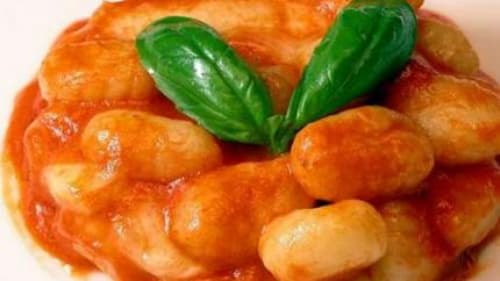 Gnocchi With Napoli Sauce And Mozzarella - Menu Item