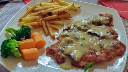 Beef Jagerschnitzel - Menu Item